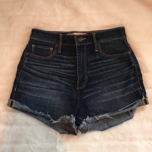 Abercrombie & Fitch High waisted Jean Shorts - Picture 1 of 6